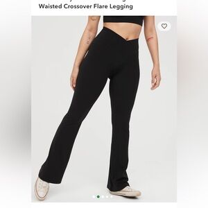 OFFLINE By Aerie Real Me High Waisted Crossover Flare Legging